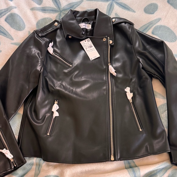 Mango brand new with tags faux leather jacket. - Picture 3 of 3